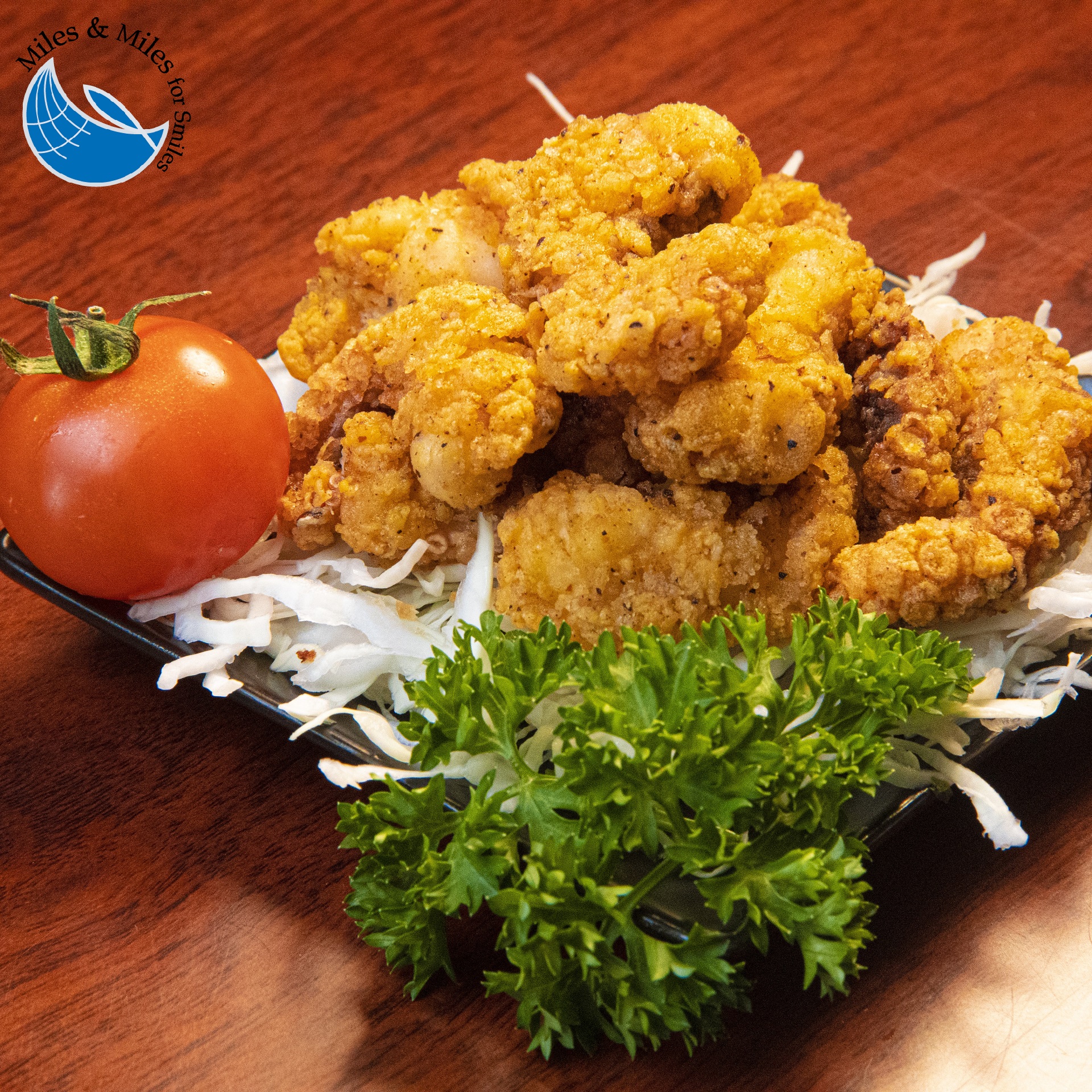 Bạch tuột tẩm bột Karaage