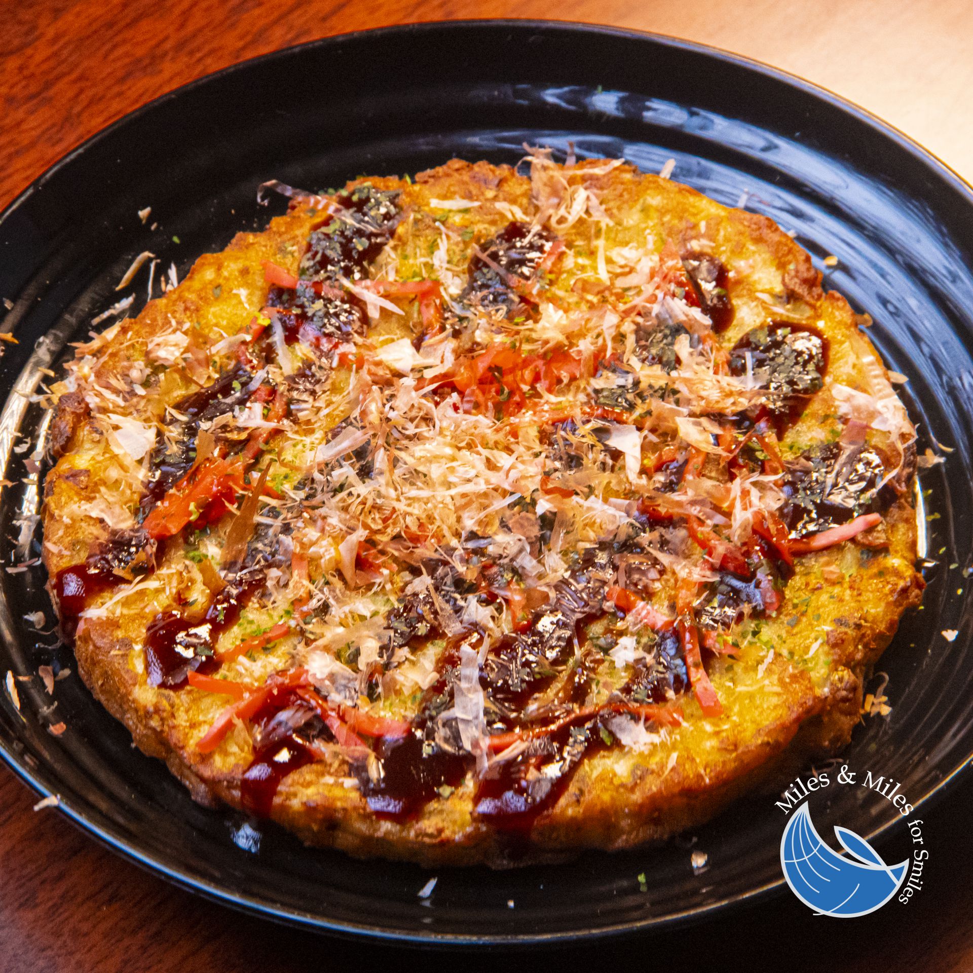 Okonomiyaki (Japanese pancake)