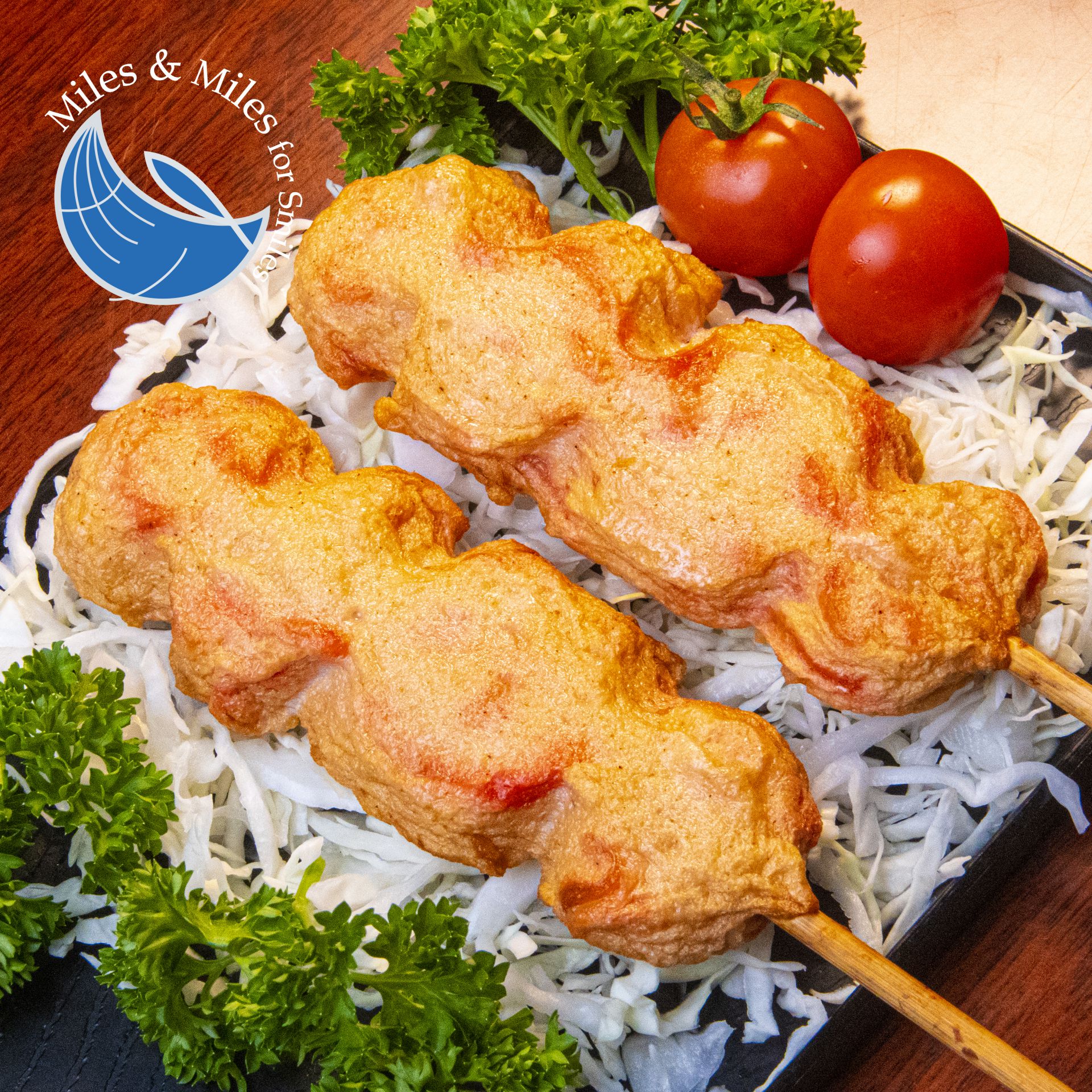 Pastel de pescado con jengibre rojo